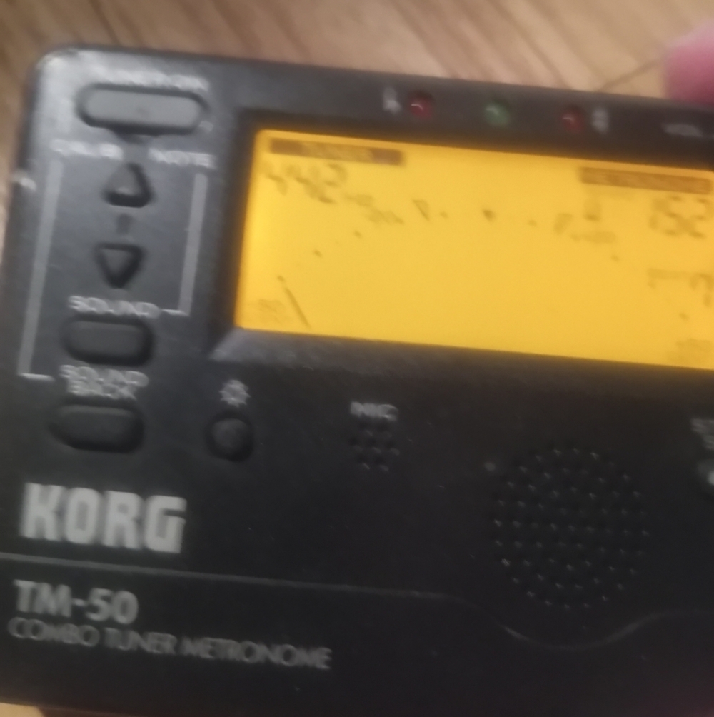 Korg TM-50 PW Combo Tuner/Metronome Black - Picture 7 of 10